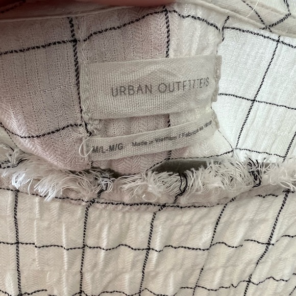 Urban Outfitters Checkered Babydoll Mini Dress - M/L - Picture 5 of 10